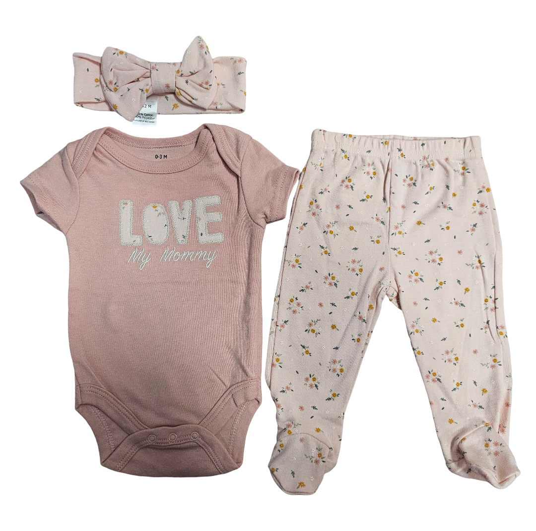 Baby Girl Gift Basket - Love My Mommy (1 Set Only)