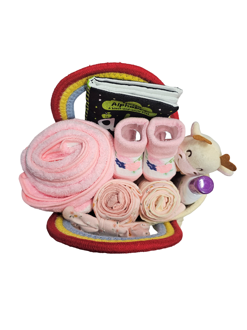 Baby Girl Gift Basket - Love My Mommy (1 Set Only)
