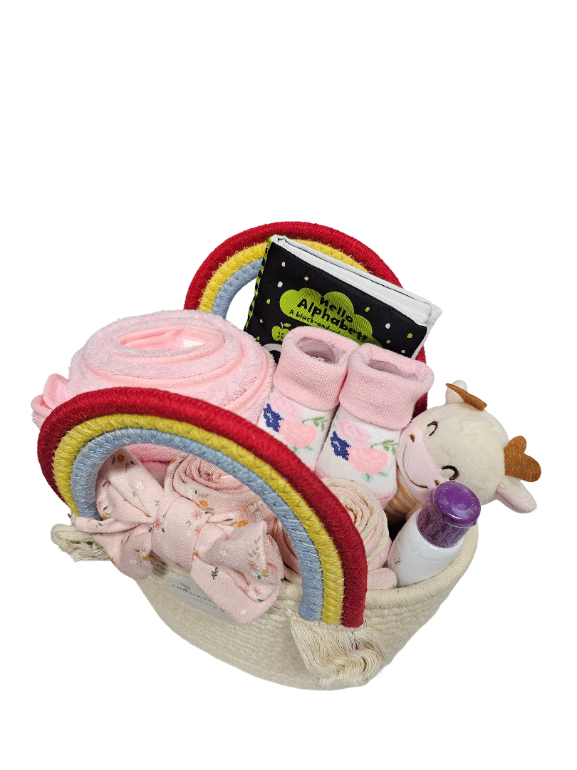 Baby Girl Gift Basket - Love My Mommy (1 Set Only)