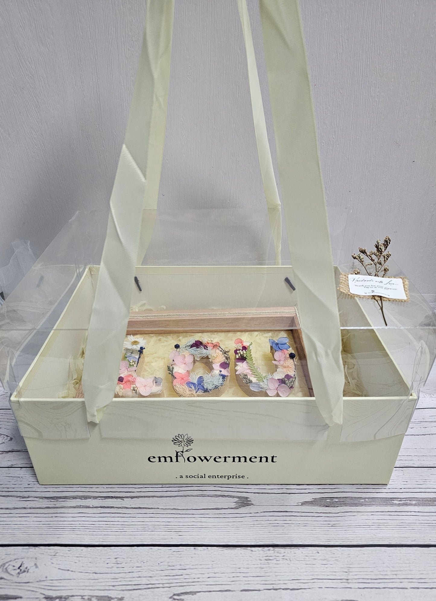 Floral Letter Frame