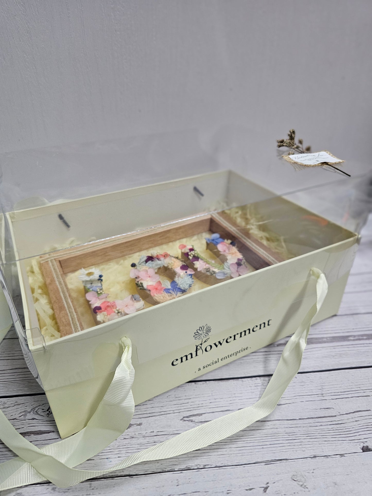 Floral Letter Frame