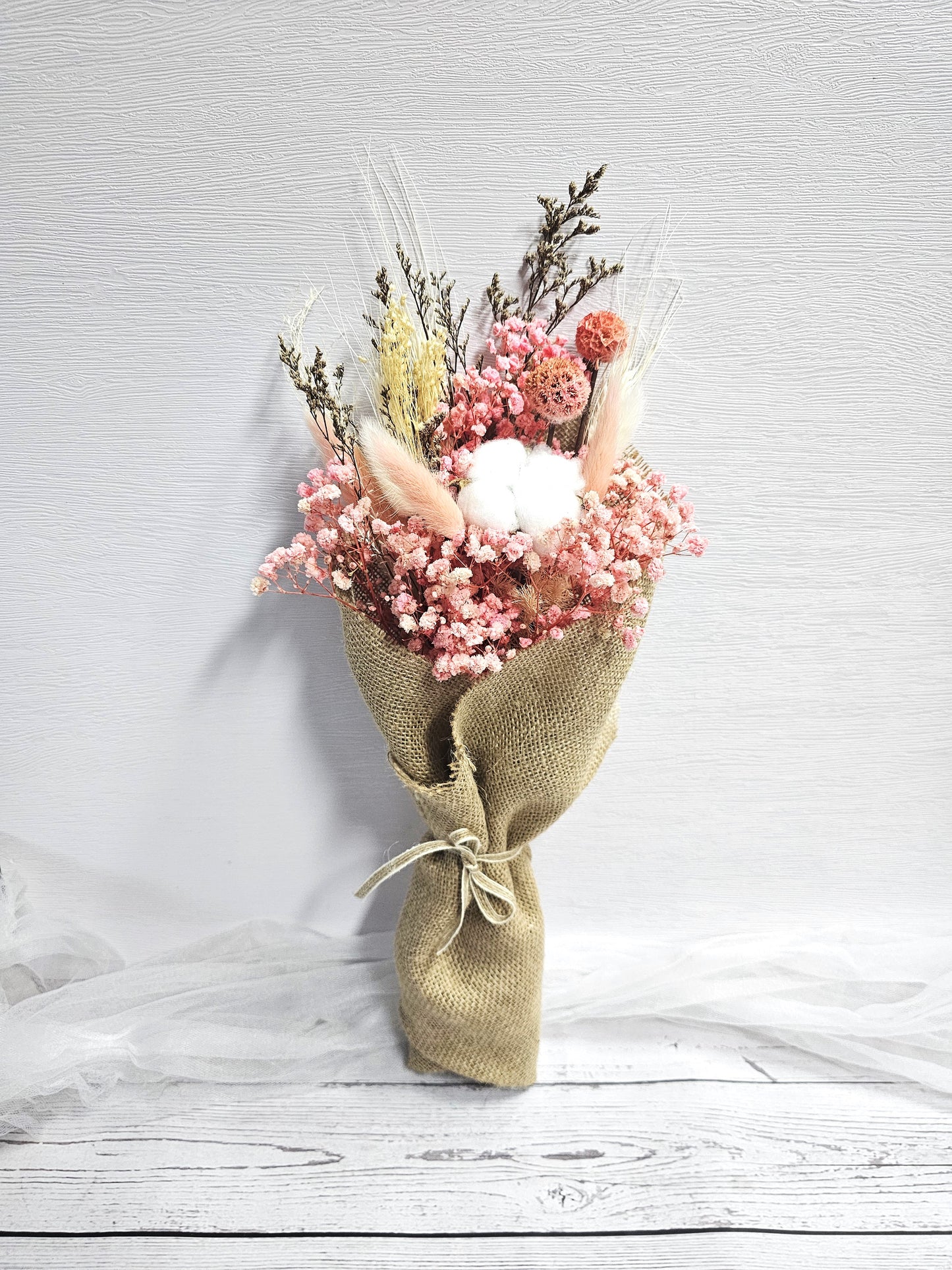 Rustic Pink Flowers Bouquet