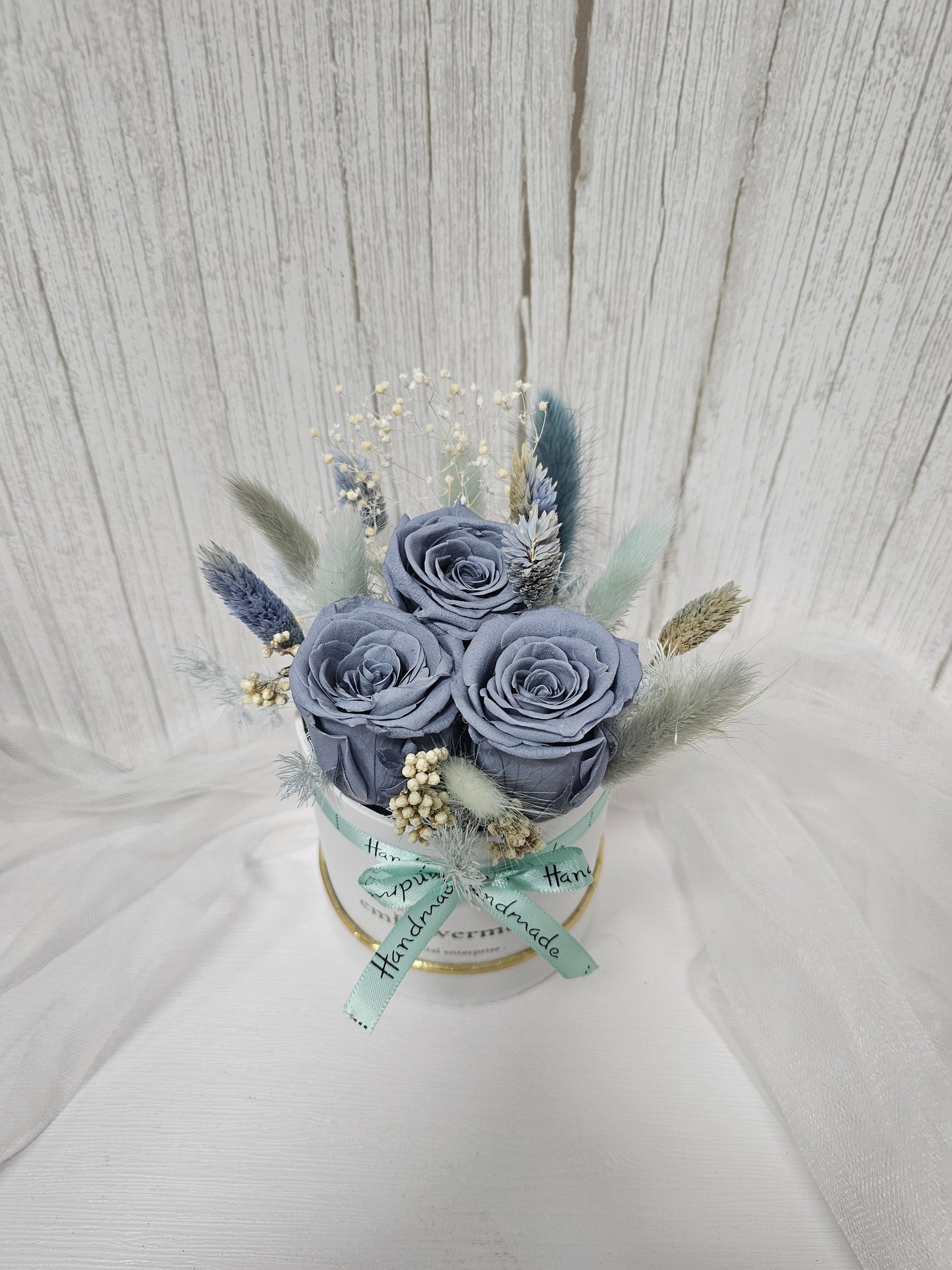 Petite Bloom Box - Dusty Blue