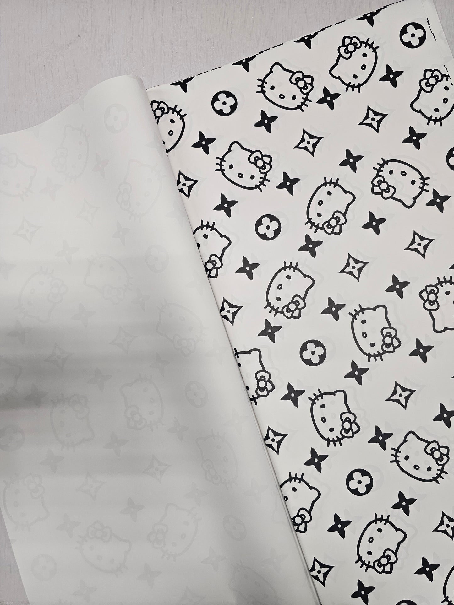 Luxury Brand Wrapping Paper (Hello Kitty x LV)