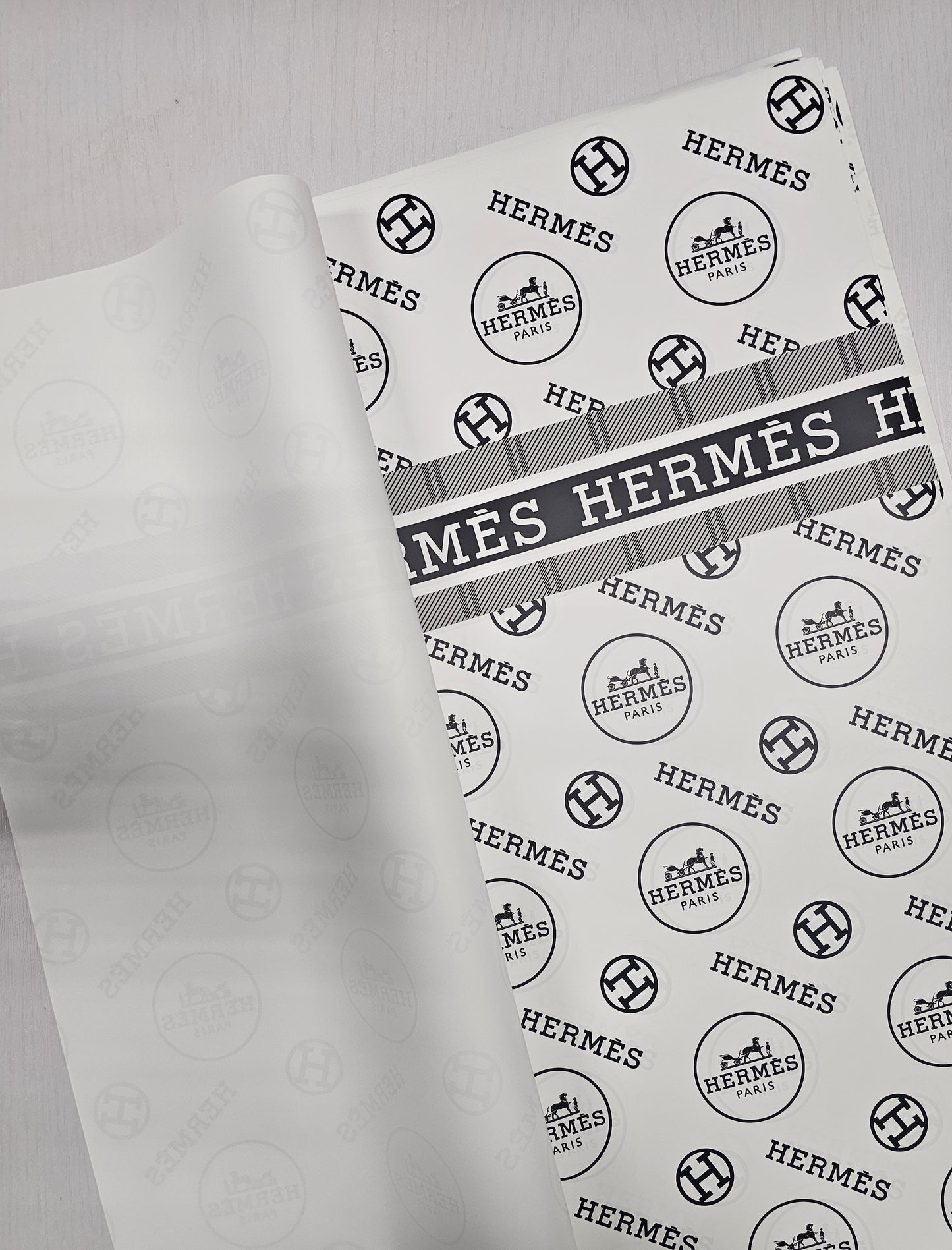 Luxury Brand Wrapping Paper (Hermes / Cartier / Coach)