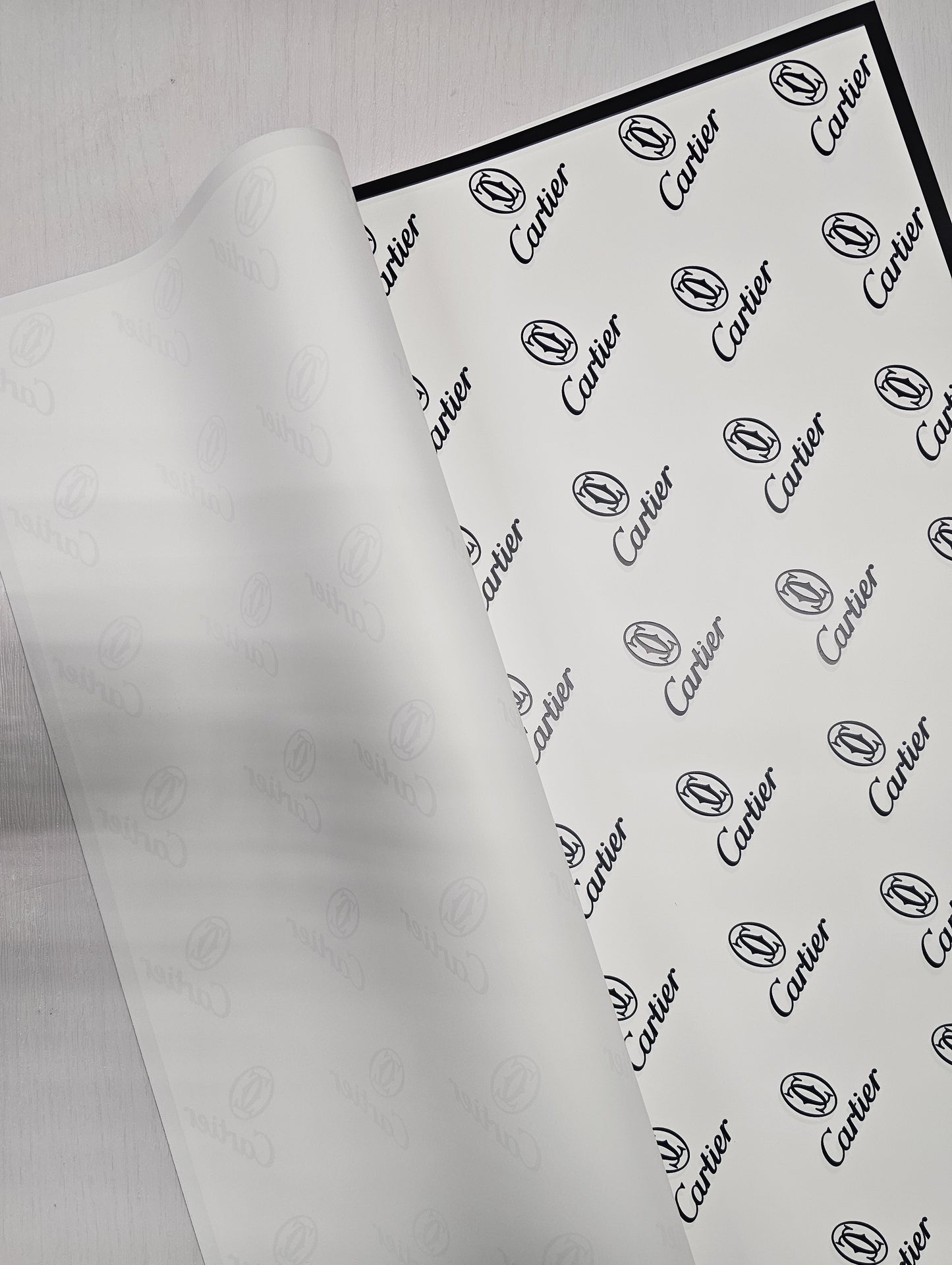 Luxury Brand Wrapping Paper (Hermes / Cartier / Coach)