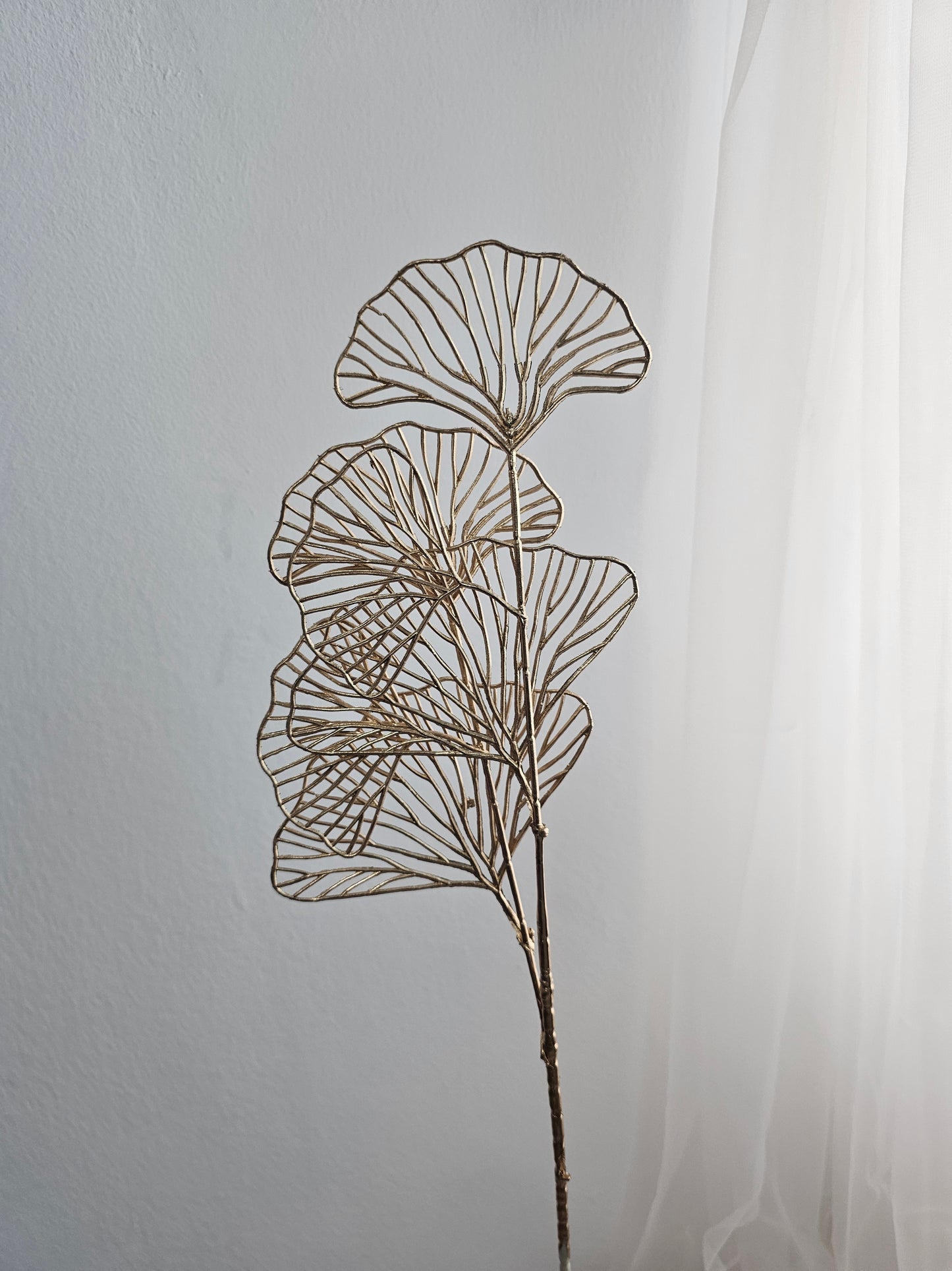 Artificial Golden Gingko Leaves