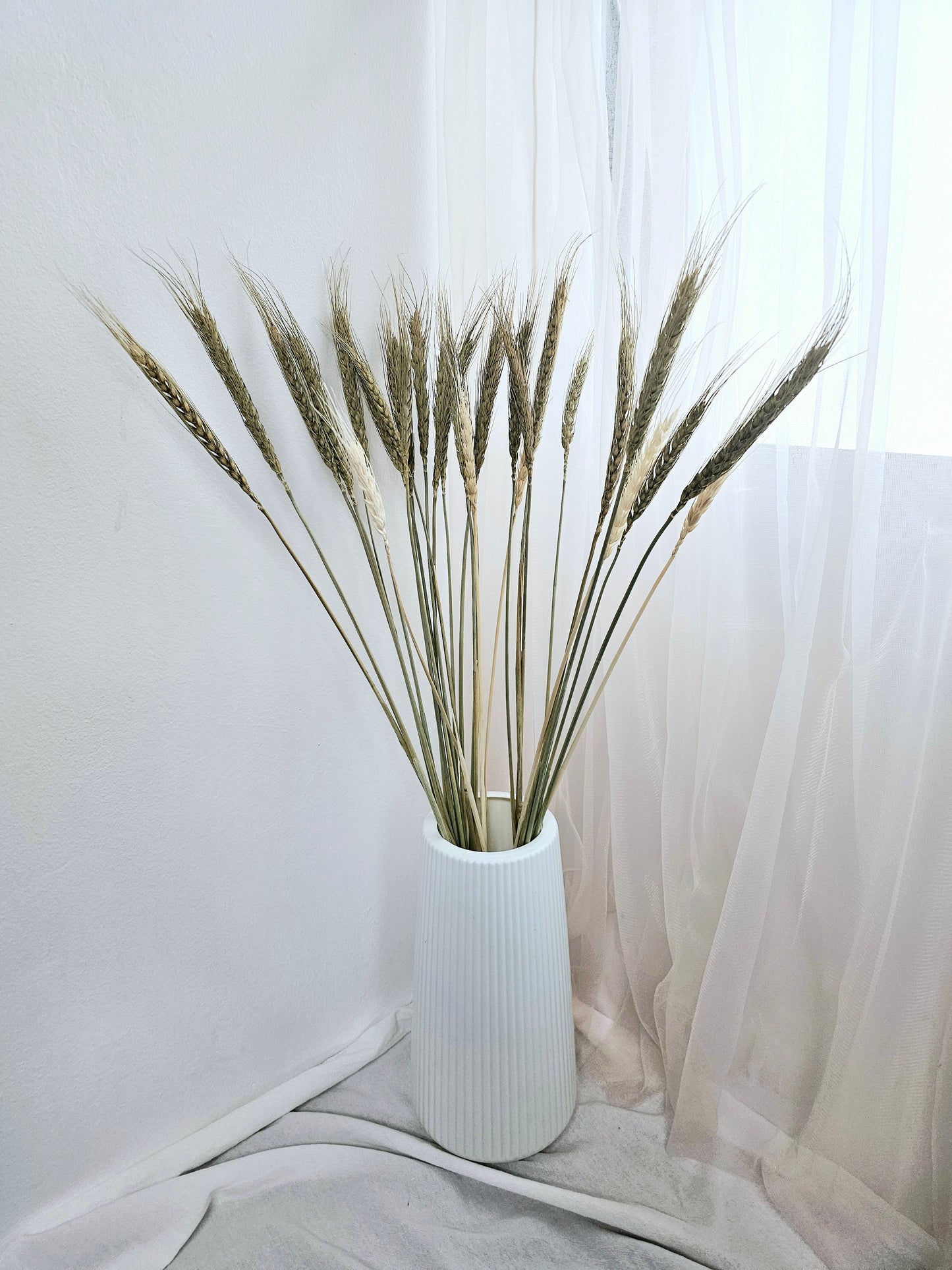 Fluted Plastic Vases