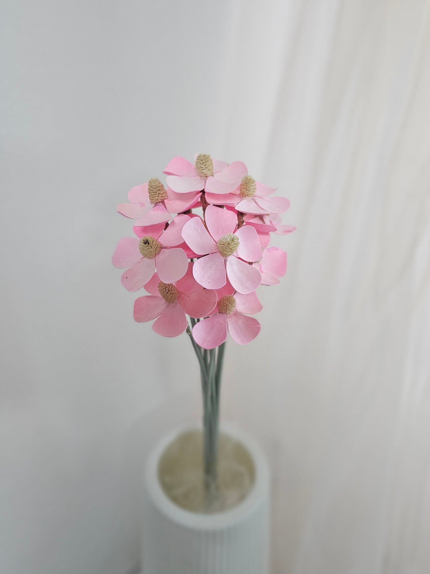 Handmade Gilly / Violet Wood Flower