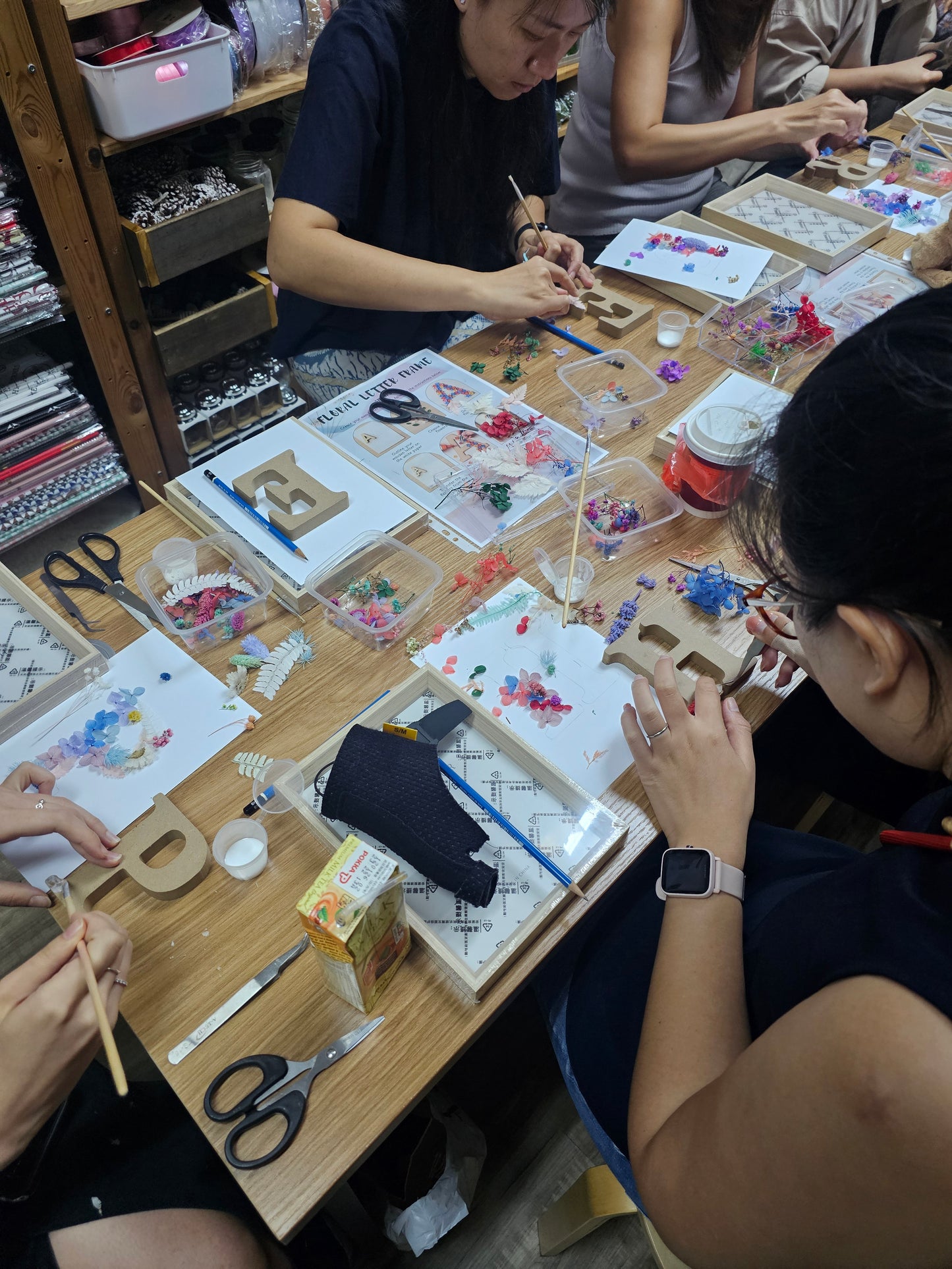 Floral Letter Frame Jamming Session
