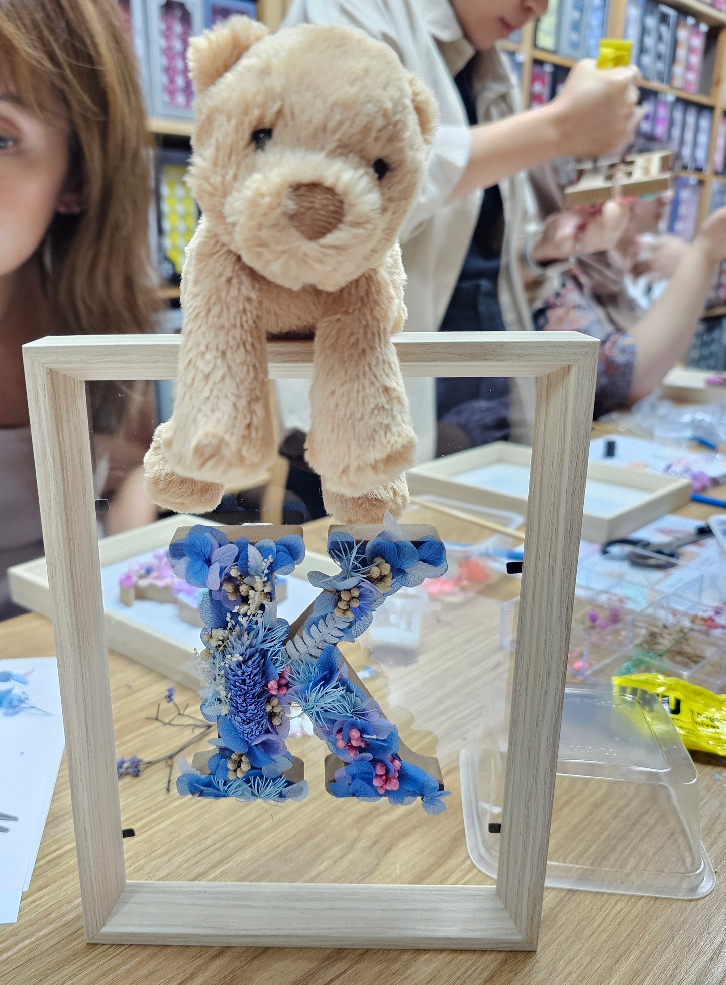 Floral Letter Frame Jamming Session