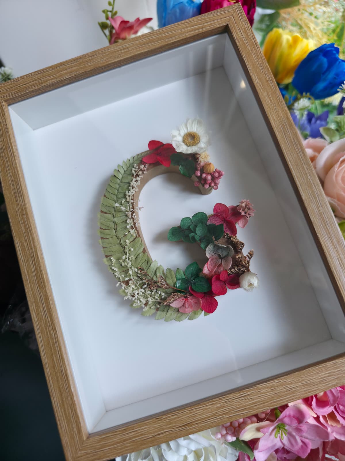 Floral Letter Frame
