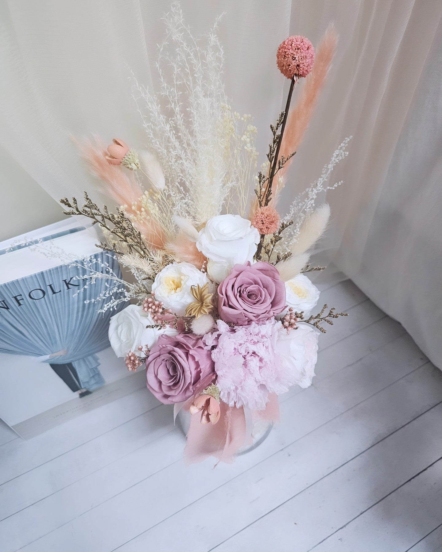 Peachy Blossoms in a Jar