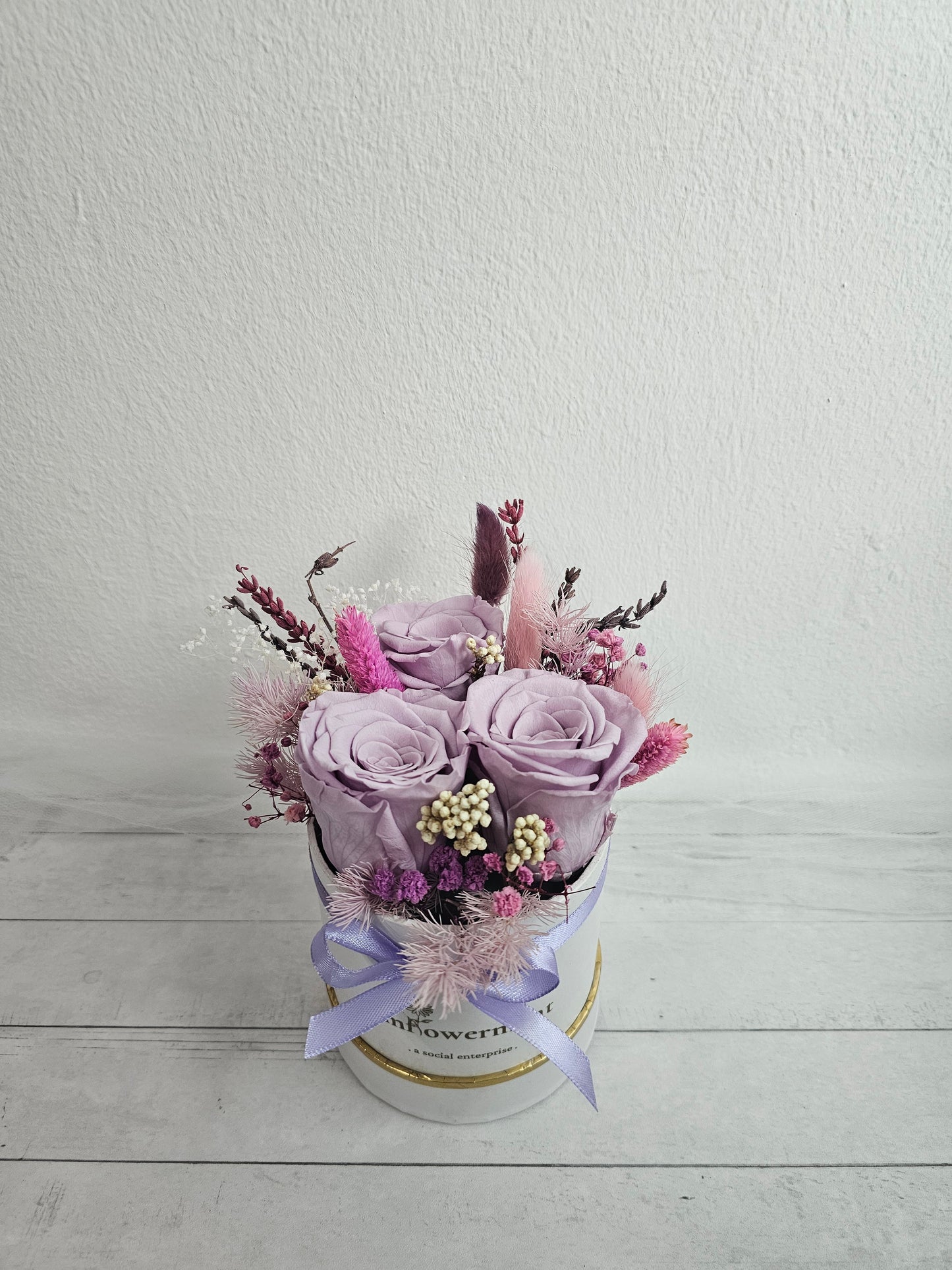 Petite Bloom Box - Dusty Purple