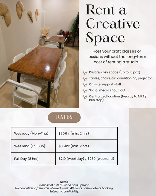 Creative / Workshop Space Rental