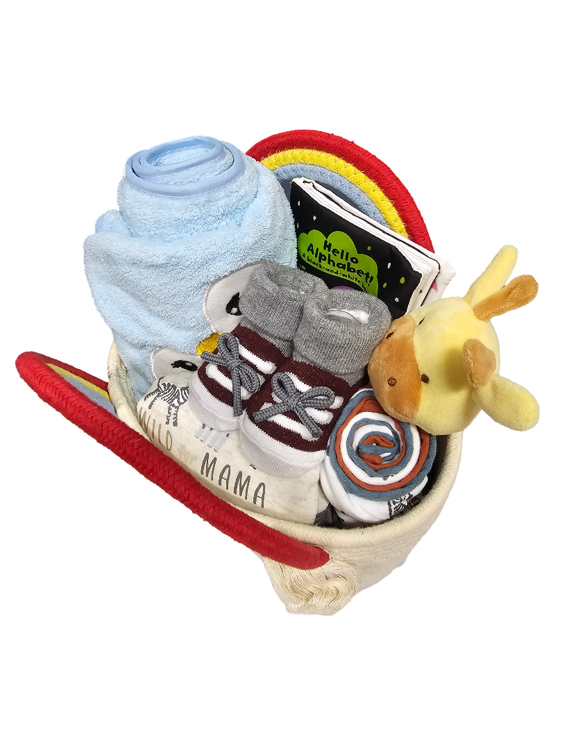 Baby Boy Gift Basket - Wild for Mama (1 Set Only)