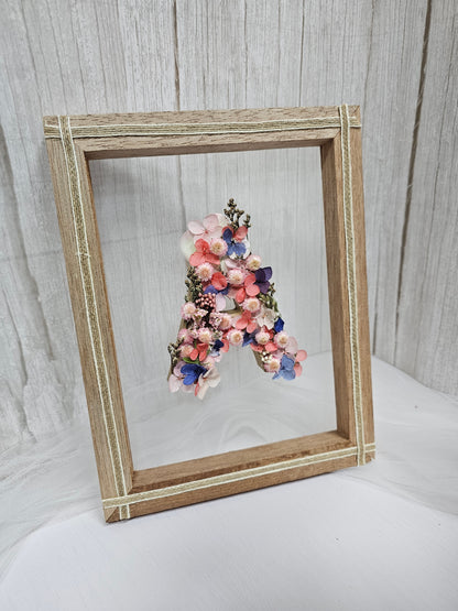 Floral Letter Frame (Rustic)