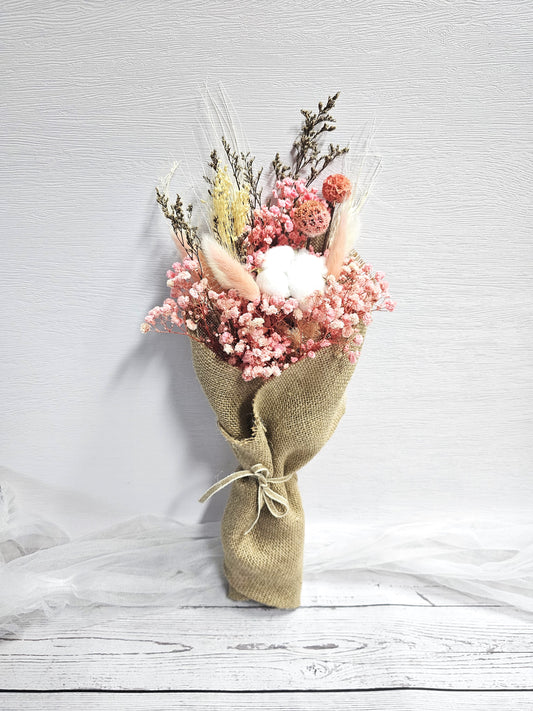 Rustic Pink Flowers Bouquet