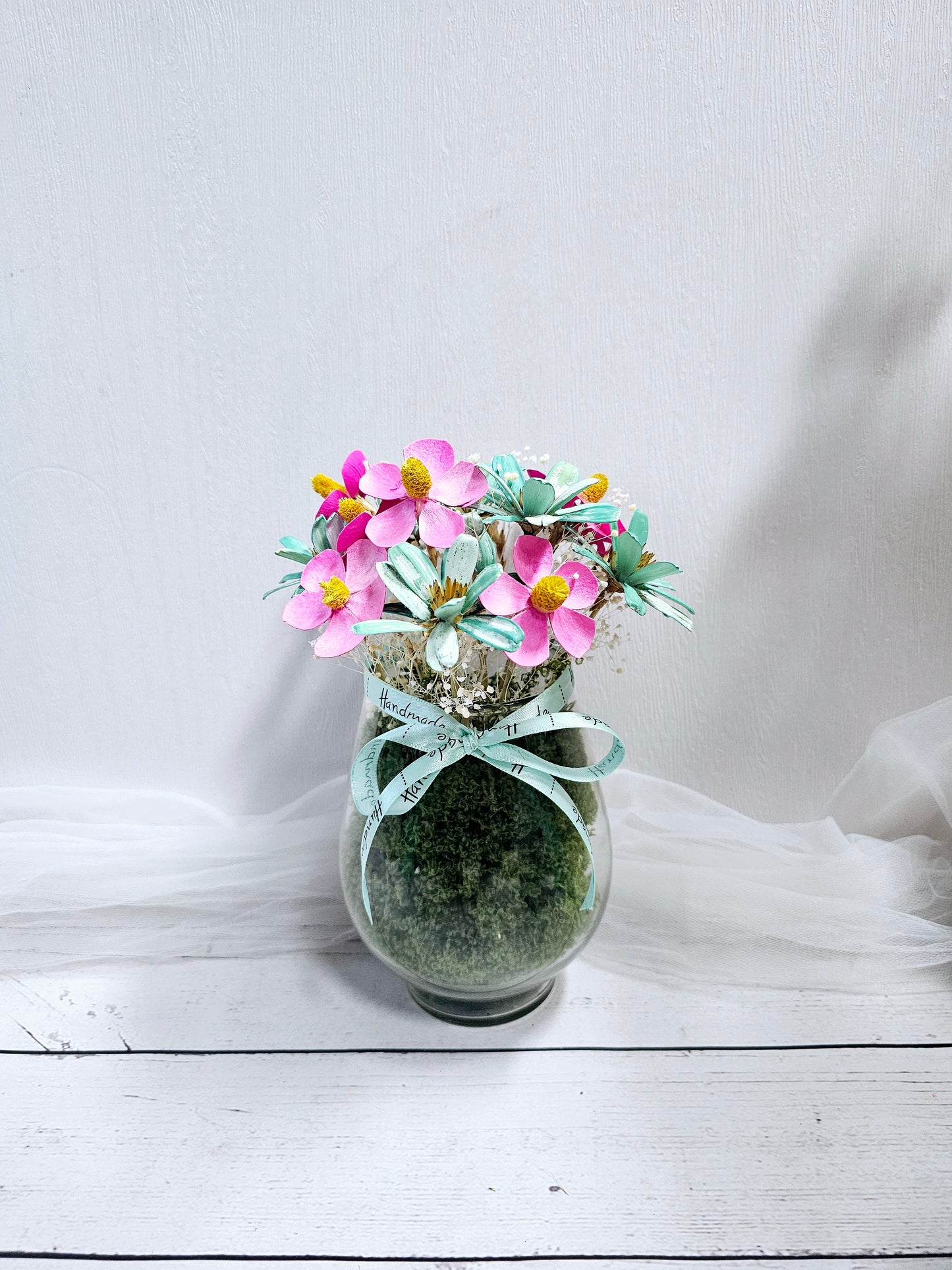 Cheerful Blooms in a Jar