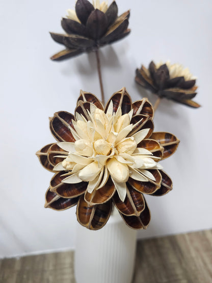 Handmade Wood Flower Lantana Camara (Bunch of 3)