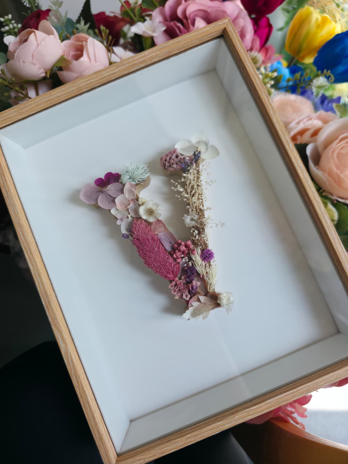 Floral Letter Frame