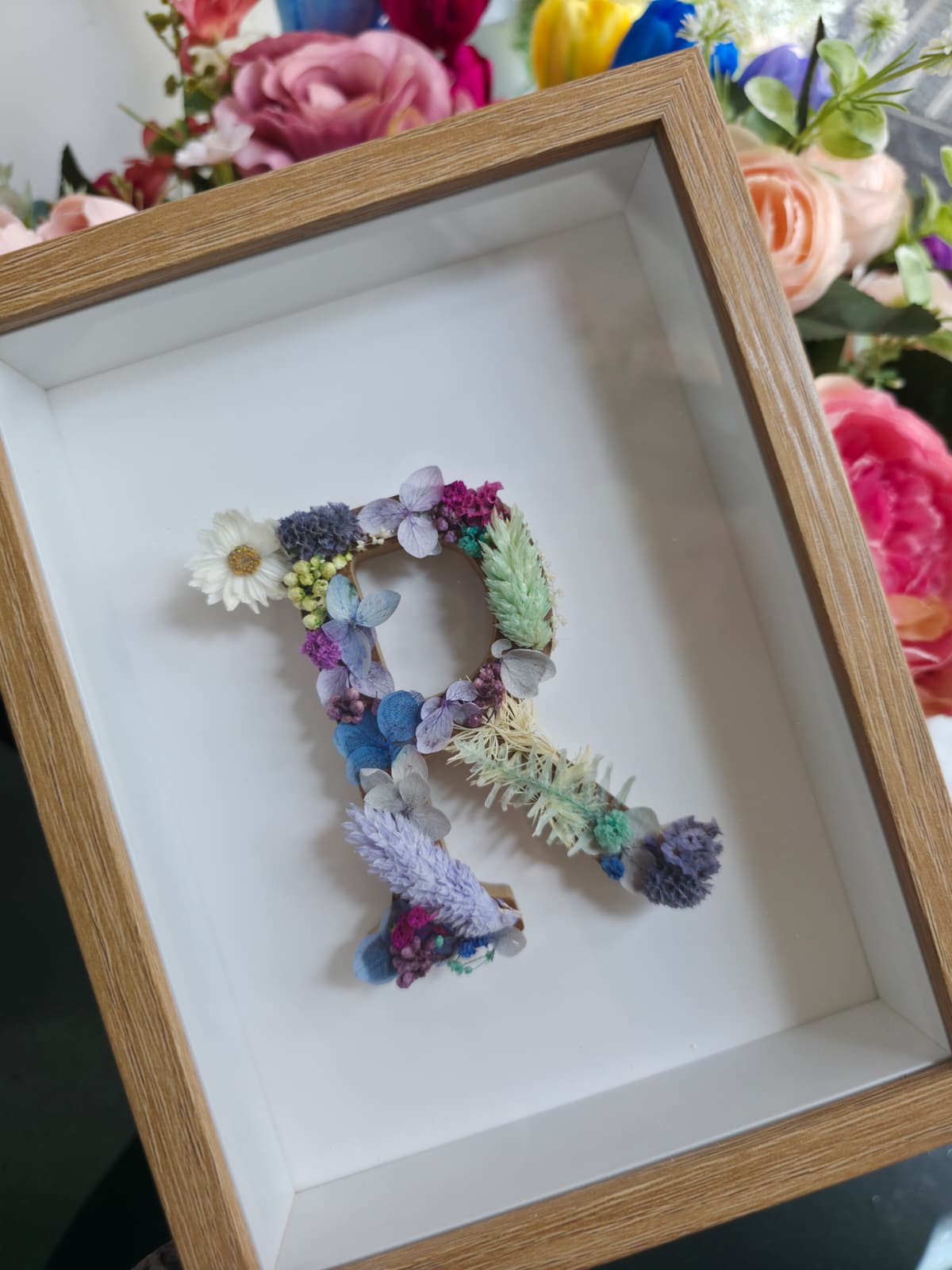Floral Letter Frame
