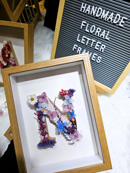 Floral Letter Frame