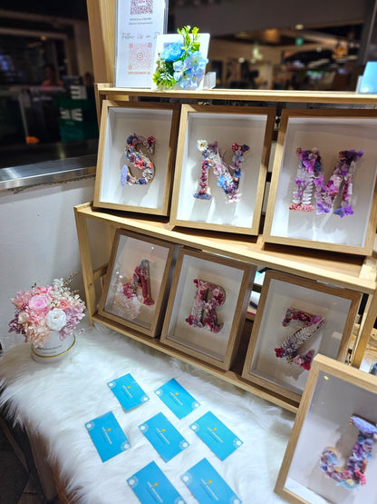 Floral Letter Frame