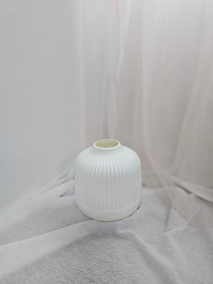 Fluted Plastic Vases